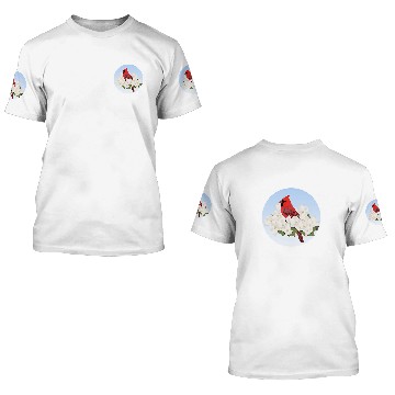 Discover Cardinal Bird Birdlover Birdwatcher Biologist Ornithologist 3D T Shirts
