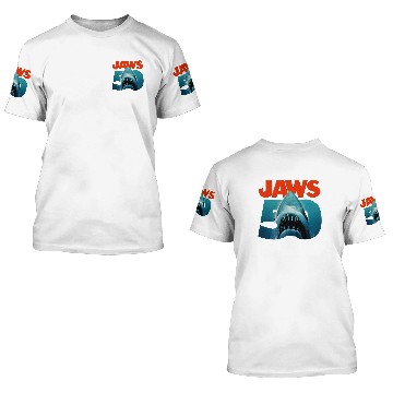 Discover Jaws 50th Anniversary Vintage Baseball Jerseys 3D T Shirts