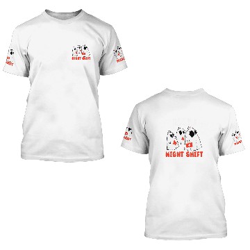 Discover Funny NICU Night Shift nurses Spooky Halloween Costume Zip 3D T Shirts