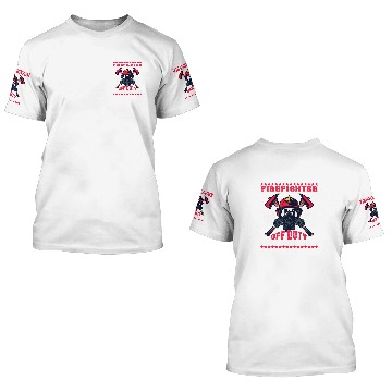 Discover Firefighter Volunteer Fireman Off Duty 2Firefighter Zip 3D T Shirts