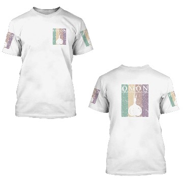 Discover Onion Periodic Table Elements Vegetables Farmer Retro 24 Zip 3D T Shirts