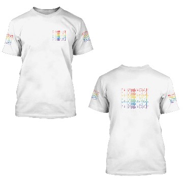 Discover ADHD Ribbon Neurodivergent Neurodiversity Rainbow ADHD ASD Awareness 3D T Shirts