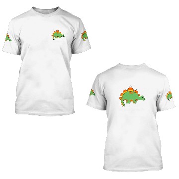 Discover Dinosaur Pet Cute Candy Corn Dinosaur Halloween Stegosaurus Cornosaurus 3D T Shirts