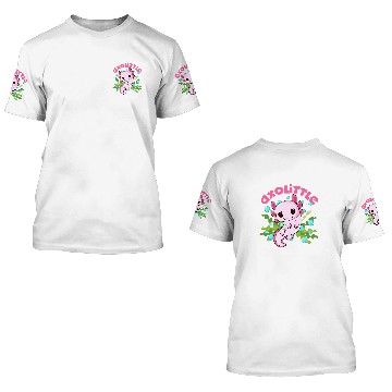 Discover Axolotls Pet Axolittle design with Mexican amphibia Baseball Tees 3D T Shirts