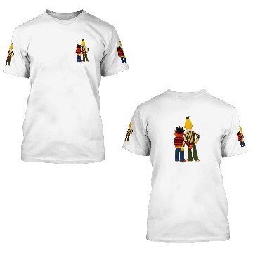Discover Bert and Ernie funny cartoon 3D T Shirts