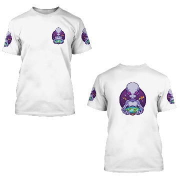Discover Aliens UFO Flat Earth Baseball Tees 3D T Shirts