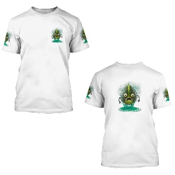 Discover Aliens UFO Avocado AI Art 3D T Shirts