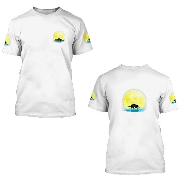 Discover Armadillo Pet Full Moon Light Baseball Tees 3D T Shirts