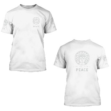 Discover Buddha Monk Namaste Control Thoughts Inner Peace Buddhism 3D T Shirts