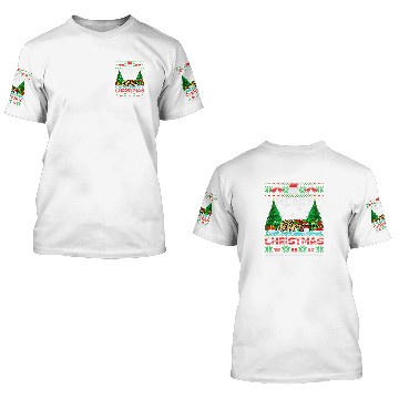 Discover Armadillo Pet Funny Ugly Christmas Leopard Plaid Armadillo Animals 3D T Shirts