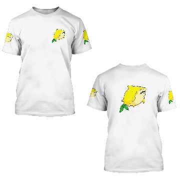 Discover Shark Pet Lemon Shark Yellow Animal Pun Megalemon Baseball Tees 3D T Shirts