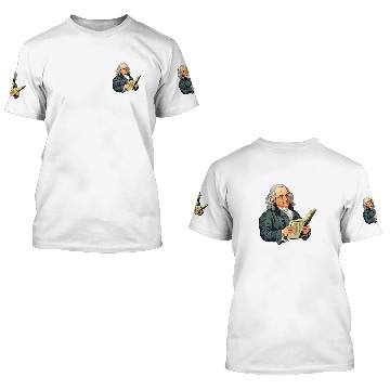 Discover Book Fun Benjamin Franklin Reading A Book Baseball Tees 3D T Shirts