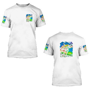 Discover Cow Pet face pop art Zip 3D T Shirts