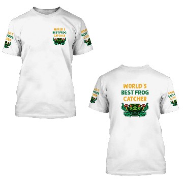 Discover Frog Pet Worlds bests Frog Catcher Angry Toad Head for Fro Hunter Baseball Tees 3D T Shirts