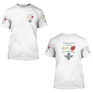 Discover Fireworks meat eightcylinder driver Zip 3D T Shirts