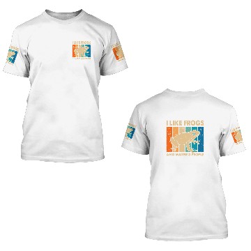 Discover Frog Pet Amphibian Animals Cute Frog Design For Toad Lover Baseball Tees 3D T Shirts