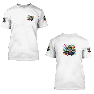 Discover Frog Pet Cute DJ Frog Playing Music Animal Toad Lover 3D T Shirts