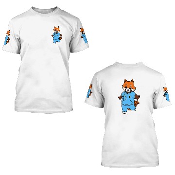 Discover nurses Job Comic red panda nurses 3D T Shirts