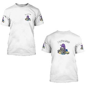 Discover Dinosaur Pet Programmer Dinosaur at Computer Funny Brontosaurus 3D T Shirts