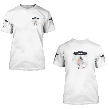 Discover Aliens UFO Cat Galaxy Cat Cat UFO 3D T Shirts