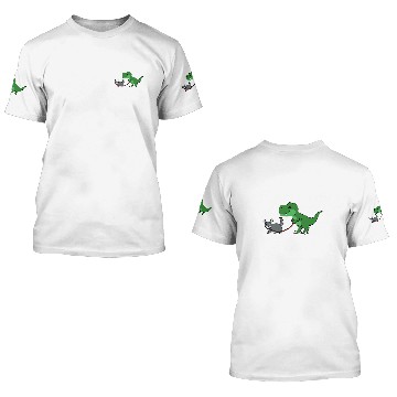 Discover Dinosaur Pet Tyrannosaurus rexs Chinchirappet 3D T Shirts