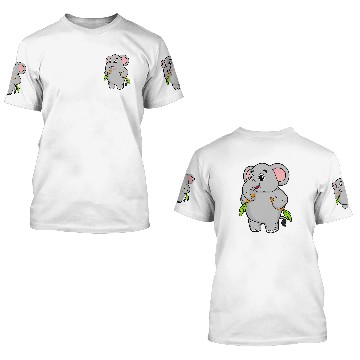 Discover Elephant Mammal Vegetables Carrot 3D T Shirts