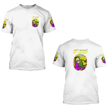Discover Frog Pet Existential Frog Toad Lovers I Exist Without My Consent Baseball Tees 3D T Shirts