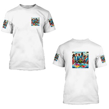 Discover Autism Puzzle Reflections Spectrum of Strength Support Wo 21 3D T Shirts