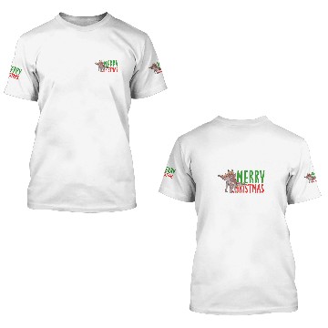 Discover Dinosaur Pet xmass Stegosaurus Dinosaur Christmas Elf Dino Baseball Tees 3D T Shirts