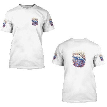 Discover Shark Pet Coral Reef Underwater Sea Ocean Diving 3D T Shirts