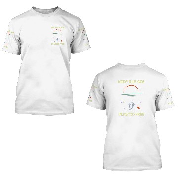 Discover Turtle Pet Keep Our Sea Plastic frees Turtle Starfish Shell Beach 3D T Shirts