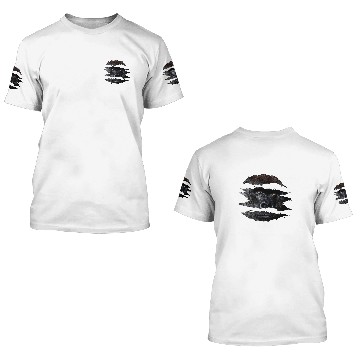 Discover Gorilla Pet African Gorilla Eye Claw Gorilla Monkey Face Silhouette 3D T Shirts