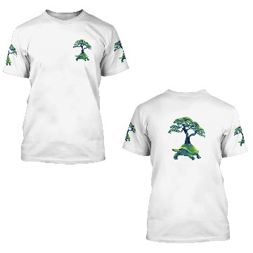 Discover Turtle Pet Bonsai Tree Turtle Japan Art Design Baseball Tees 3D T Shirts
