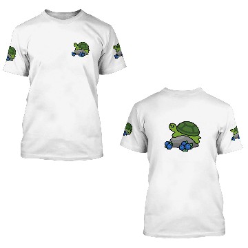 Discover Turtle Pet Cute Friendly Berry Zip 3D T Shirts