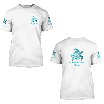 Discover Turtle Pet Marine Biology Fort Walton Beach FL Save The 3D T Shirts