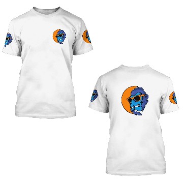 Discover Gorilla Pet Monkey Sunglasses 3D T Shirts