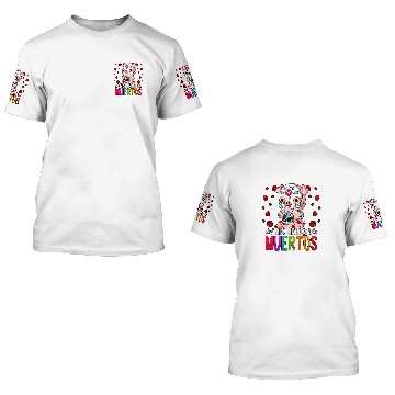 Discover Pig Pet Dia De Los Muertos Pig 03 3D T Shirts