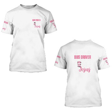 Discover Women School Bus Driver Bus Driver Runs On Coffee And Jesus Baseball Tees 3D T Shirts