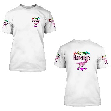 Discover Dinosaur Pet Kids Kindergarten Elementary Dinosaur Girl Funny Zip 3D T Shirts