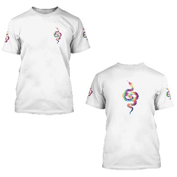 Discover Snake Pet Batik Dye Snake Zip 3D T Shirts
