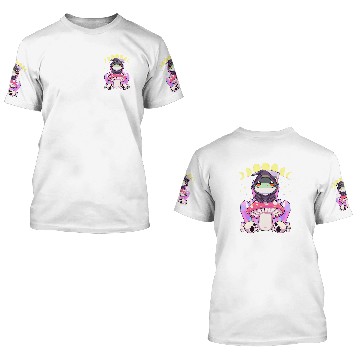 Discover Frog Pet Pastel Goth Kawaii Mushroom Moon Phase Grim Reaper Frog Baseball Tees 3D T Shirts