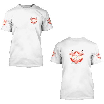 Discover Flamingo Pet Joy Christmas Tree 161 3D T Shirts