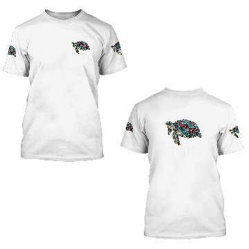 Discover Turtle Pet St Thomas Tribal Sea Turtle 3D T Shirts
