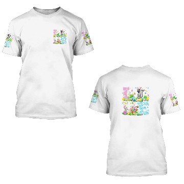 Discover Lemur Pet Easter Egg Hunt Funny Love Lemur Easter Sunday Baseball Tees 3D T Shirts