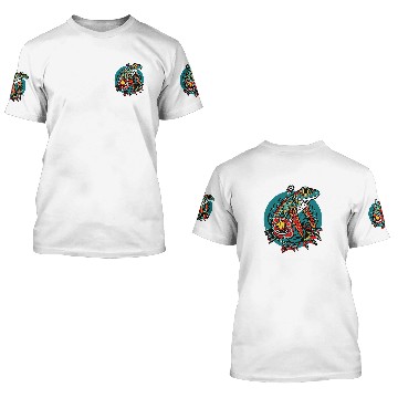 Discover Frog Pet Native American Indian Style Art Pacific Northwest 4 3D T Shirts