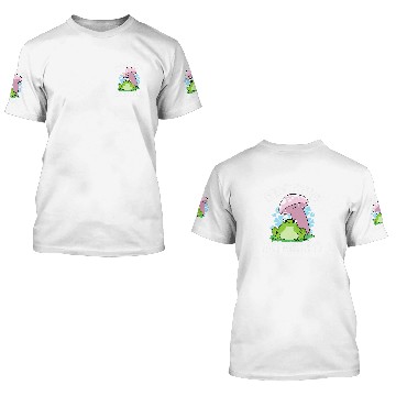 Discover Frog Pet Pastel Goth Kawaii Frog Toadstool Stay Wild Moon Child 3D T Shirts