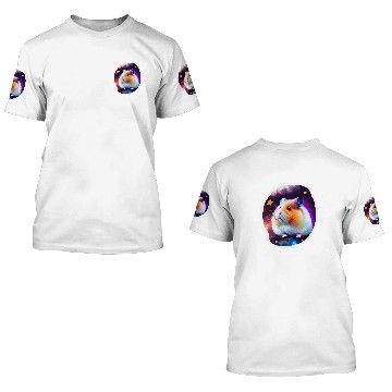 Discover Hamster Pet Celestial Hamster Odyssey 2Cosmic Hamster Baseball Tees 3D T Shirts