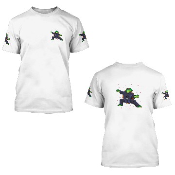 Discover Turtle Pet Funny Tai Chi Turtle Martial Arts Yoga 3D T Shirts