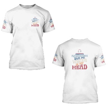 Discover Book Fun Character Chorus Audiobooks Voices In My Head 3D T Shirts