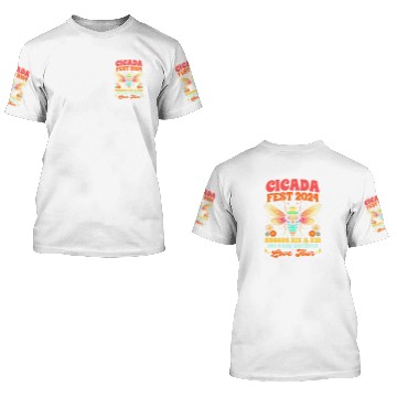 Discover Cicada Lover Cicada Fest 2024 Broods XIX 2XIII 3D T Shirts